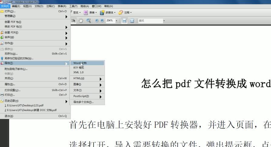 pdf格式怎么转换成word格式(3)