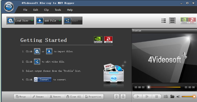 4Videosoft Blu-ray to MKV Ripper