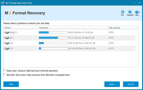 M3 Format Recovery(格式化恢复软件)