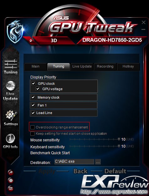 华硕显卡超频软件(ASUS GPU Tweak)