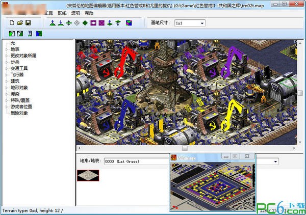 红色警戒2地图编辑器