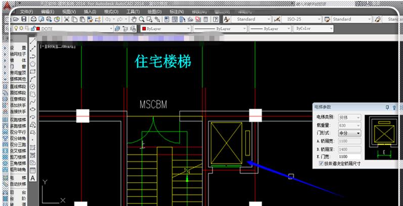 cad天正电梯怎么画(6)