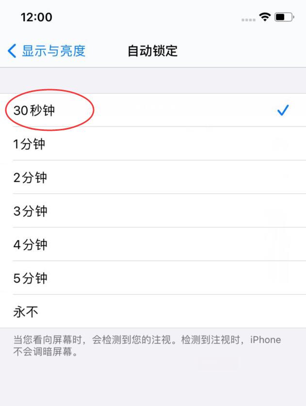 iphone1130秒不自动锁屏是怎么回事(3)