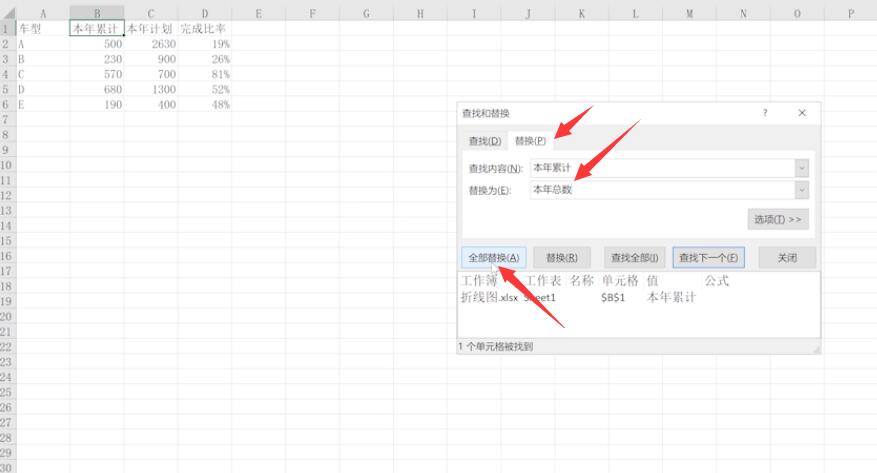 excel中如何用查找与替换功能(3)