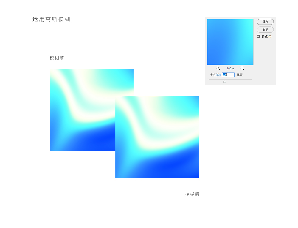 ps制作抽象渐变背景(6)