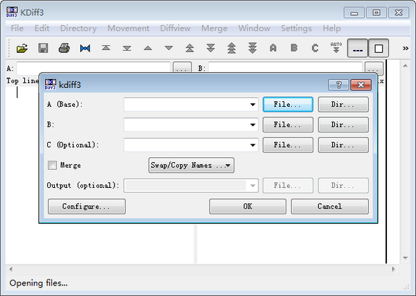 KDiff3(文件比较与合并工具)