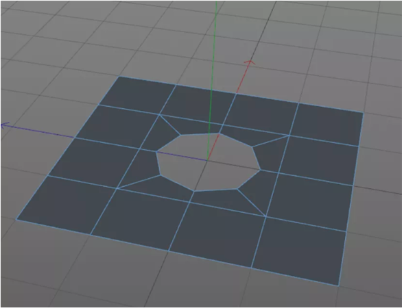 PolyCircle(快速钻孔挖洞C4D插件)