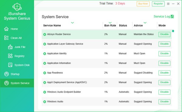 iSunshare System Genius(系统缓存清理软件)