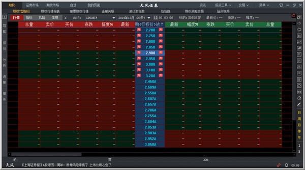 天风掌权者股票期权交易系统