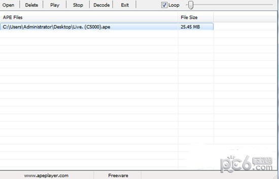 APE Player(ape格式播放器)