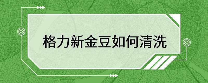 格力新金豆如何清洗