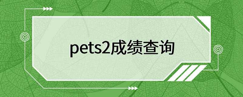 pets2成绩查询