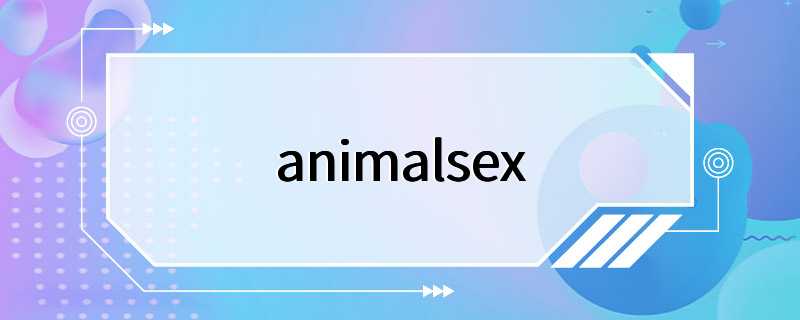 animalsex