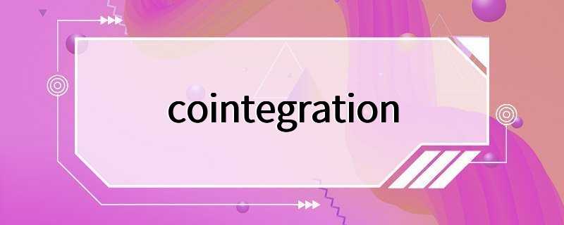 cointegration