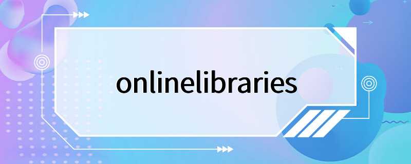 onlinelibraries