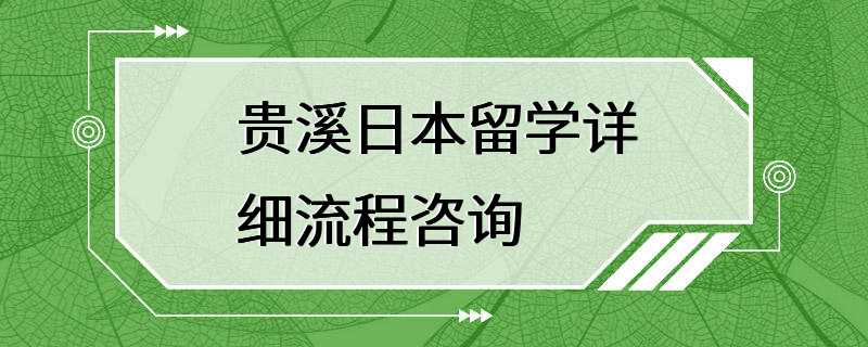 贵溪日本留学详细流程咨询