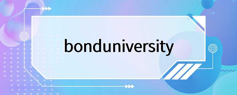 bonduniversity