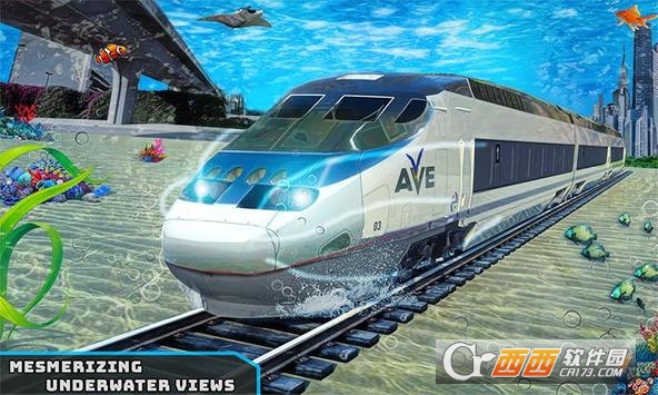 水冲浪子弹头火车Water Bullet Train Simulator