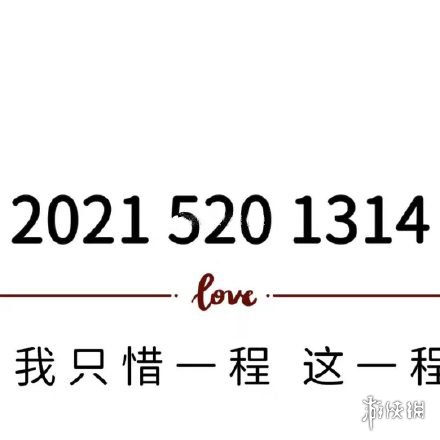 20215201314图片有什么 20215201314九宫格图片